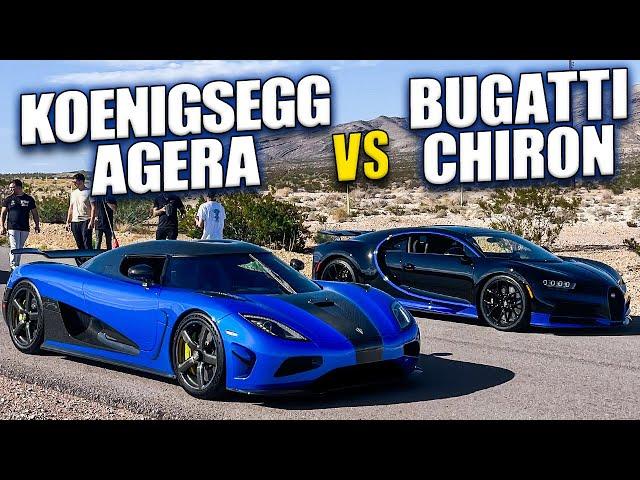 Koenigsegg Agera VS Bugatti Chiron (Surprise Winner!)