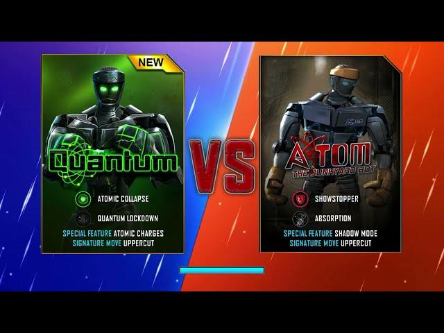 Quantum vs. fake Atom (Real steel WRB live event)