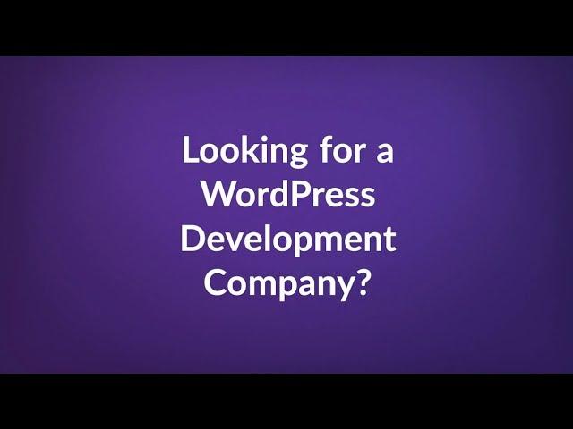 WordPress Development Services - WordPress Development Company India