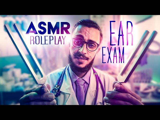 ASMR ROLEPLAY ‍️Ear Exam, Ear Cleaning & Hearing Tests TUNING FORKS