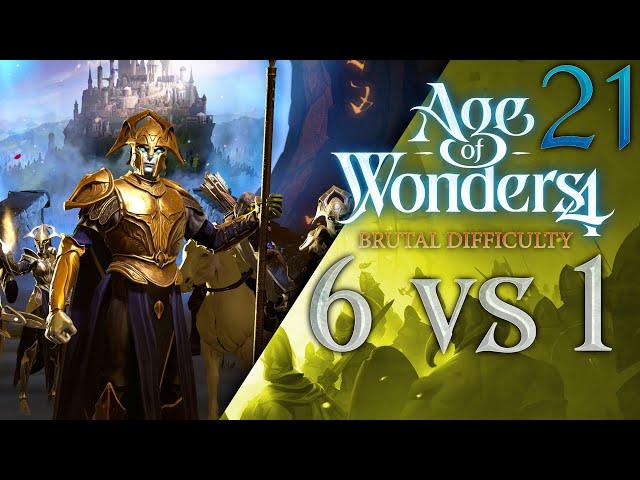 Age of Wonders 4 | 6 vs 1 Crusaders - 21