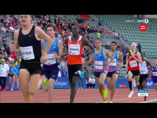 Jakob Ingebrigtsen Dream Mile New World Junior Rekord Oslo Diamond League