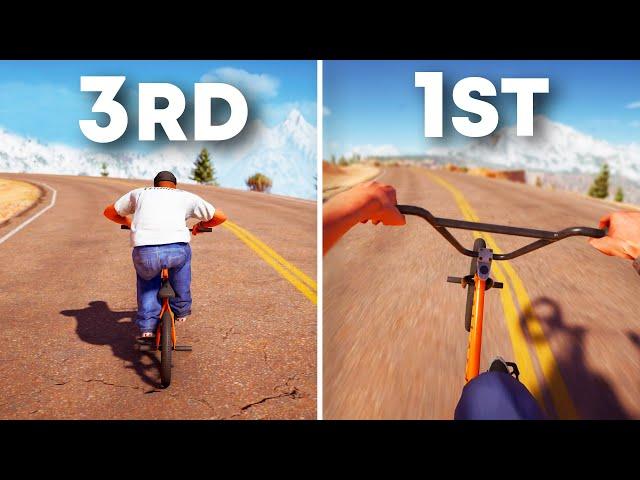 Third Person VS First Person in RIDERS REPUBLIC