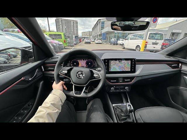 New Skoda Kamiq Facelift 2024 Test Drive POV