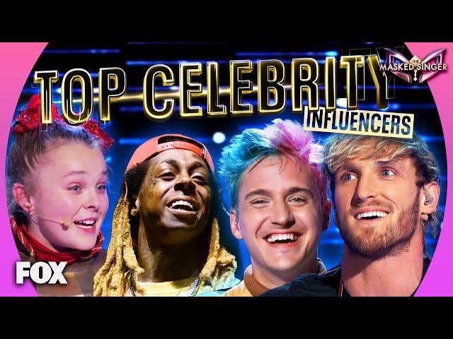 The MOST POPULAR Celebrities & YouTubers EVER Unmasked | THE MASKED SINGER