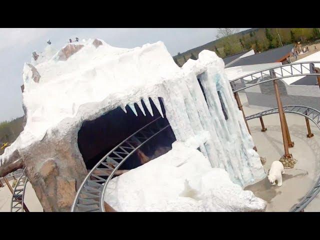 Polar X-plorer POV Front Seat Roller Coaster Onride Legoland Billund Denmark 2012 HD