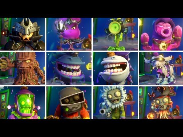 Plants Vs. Zombies Garden Warfare 2 - All characters