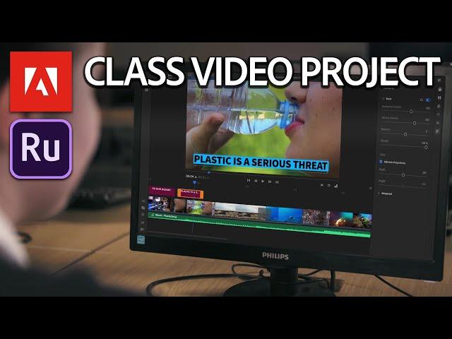 Climate Change Awareness Project | Adobe Premiere Rush Tutorial