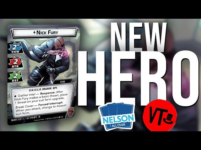 Nick Fury Announced for Marvel Champions - First Reactions with @VillainTheory