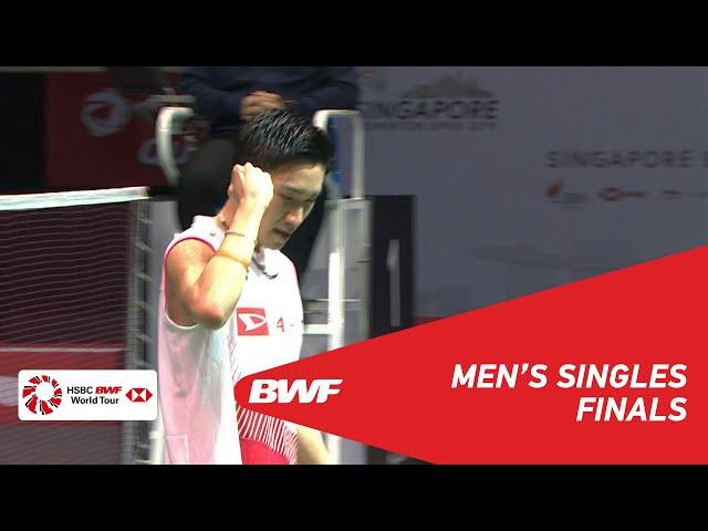 F | MS | Kento MOMOTA (JPN) [1] vs Anthony Sinisuka GINTING (INA) [7] | BWF 2019