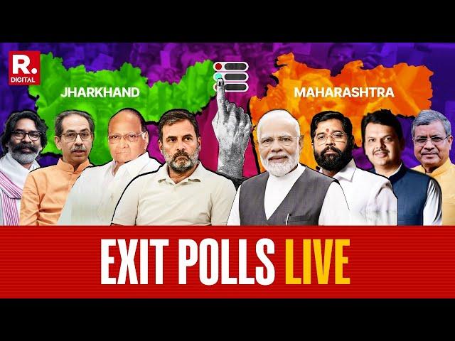 Republic TV LIVE: Exit Polls LIVE | Jharkhand | Maharashtra | Assembly Elections 2024