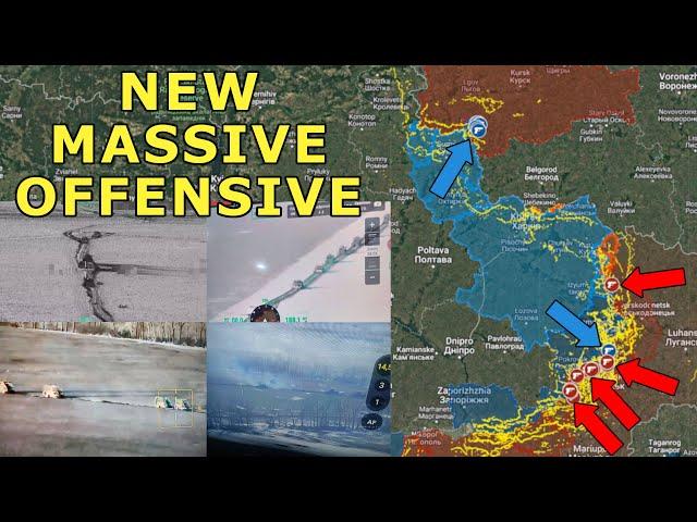 Ukrainian Forces Launch New MASSIVE Offensive | Direct Tank Battle Caught On Video