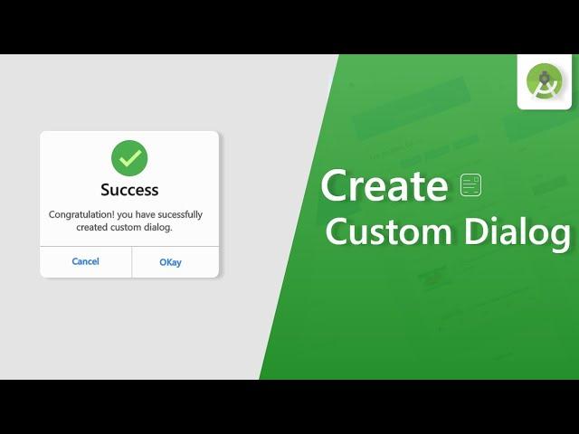 Create Custom Dialog in android || Android studio tutorial (2020)