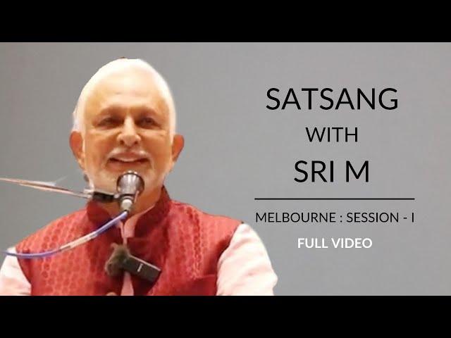 Full Video | Session 1 | Sri M | Melbourne 2023