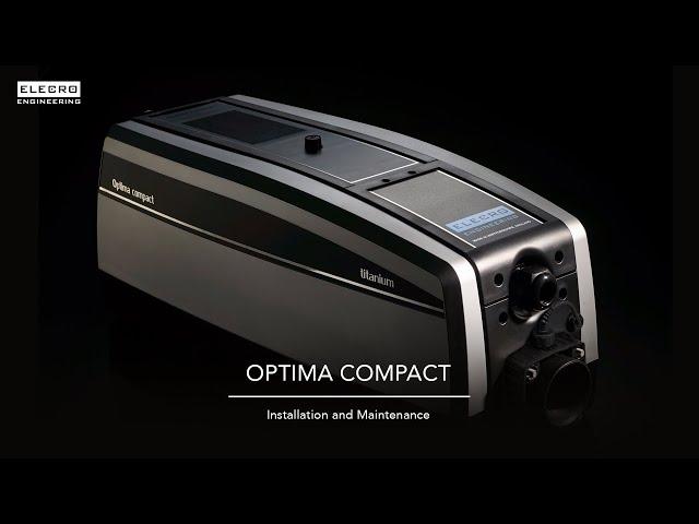 Optima Compact (Residential Pool Heater) - Installation and Maintenance