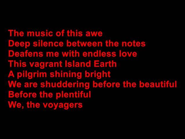 Shudder Before The Beautiful, Nightwish Lyrics