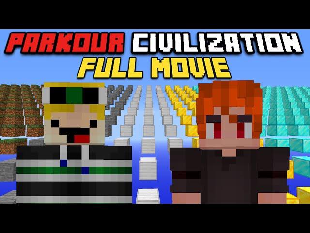 Minecraft, But I survive in Evbo's PARKOUR CIVILIZATION! [FULL MOVIE]