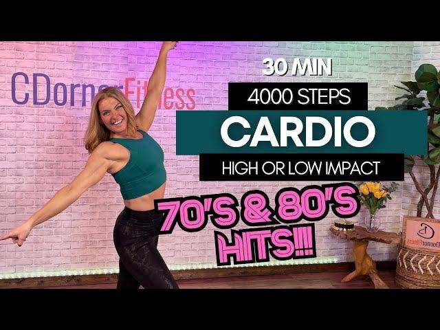 Get Over 4,000 Steps in 30 Mins!  Fun Cardio Workout to the Beat - Feel Amazing NOW! ️‍️