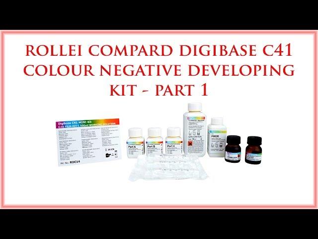 Digibase C41 Color Negative Developing Kit - Part 1 Rollei Compard