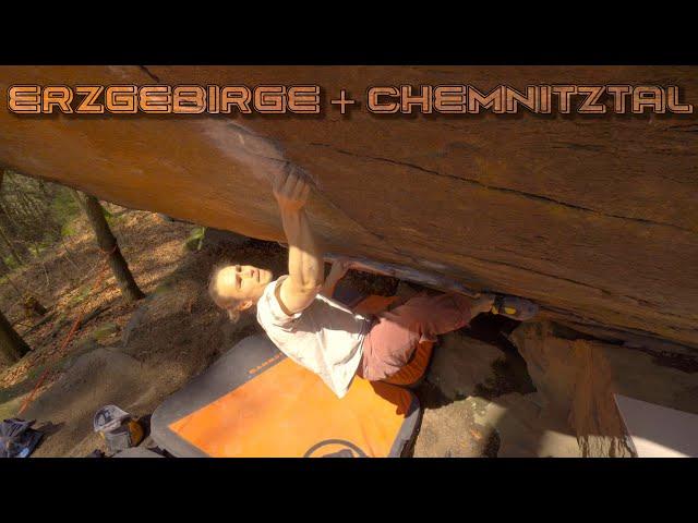 Erzgebirge + Chemnitztal Bouldern 2023