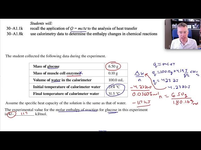 Thermochemistry Diploma/Test Prep - Chemistry 30 review of all outcomes with examples