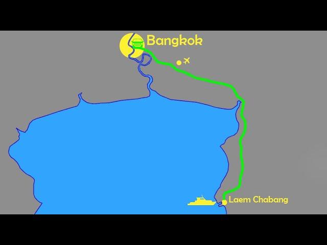 Laem-Chabang-Port to Bangkok-City, Transfer 2019-12