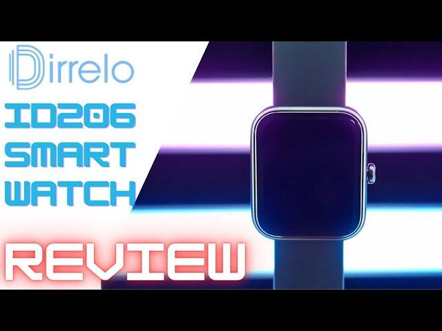 Dirrelo Smartwatch Review (ID206) | Daniel's Tech Studio