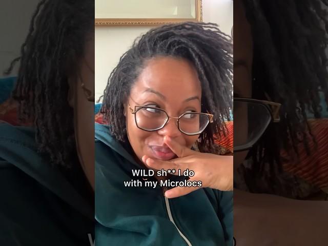 Breaking Microloc RULES |Wild sh** I do with my DIY #microlocsjourney #diymicrolocs #naturalhair