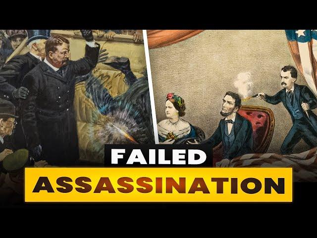 Top 10 Failed Assassination Attempts in U.S. Politics | On top of the Most Recent Attempt on #trump@