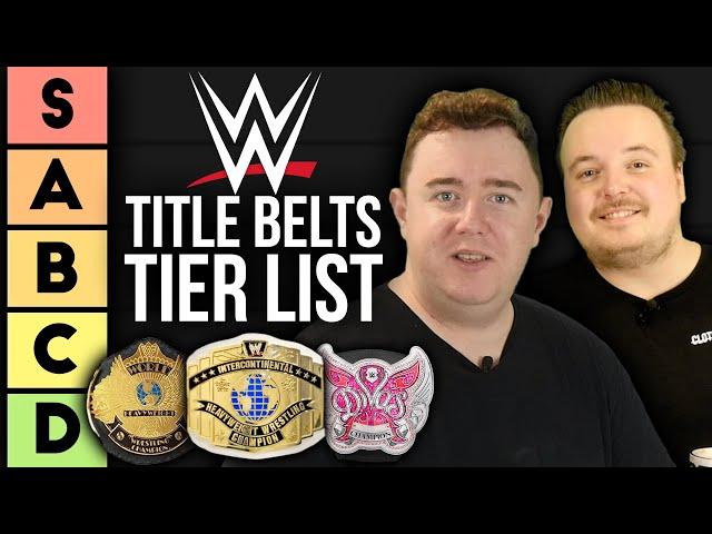 TIER LIST: WWE Championship Designs