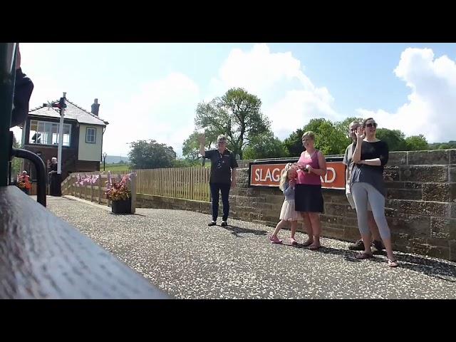 First train to Slaggyford 2018 South Tynedale Railway