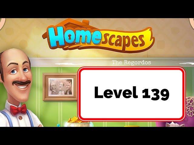 Homescapes Level 139 - No Boosters