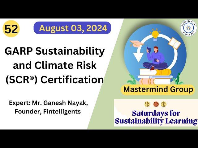 GARP Sustainability and Climate Risk (SCR) Certification