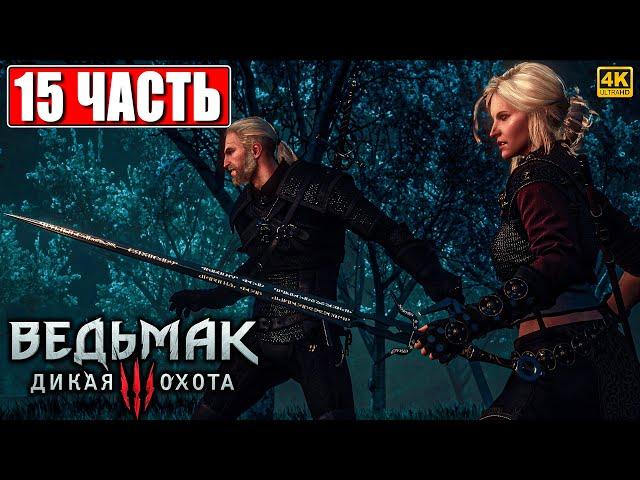 ПОЛНОЕ ПРОХОЖДЕНИЕ ВЕДЬМАК 3 RTX [4K]  Часть 15  The Witcher 3 Wild Hunt На Русском  На ПК