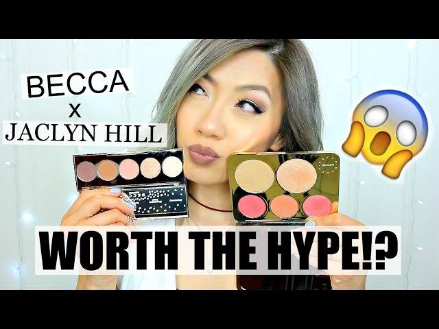 New! BECCA x JACLYN HILL -Champagne Collection Face & Eye Palette | Swatches+First Impression