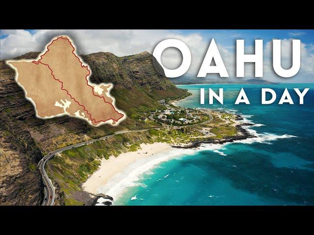 We drove around Oahu, Hawaii in ONE DAY! Skoolie Life Vlog Ep 27