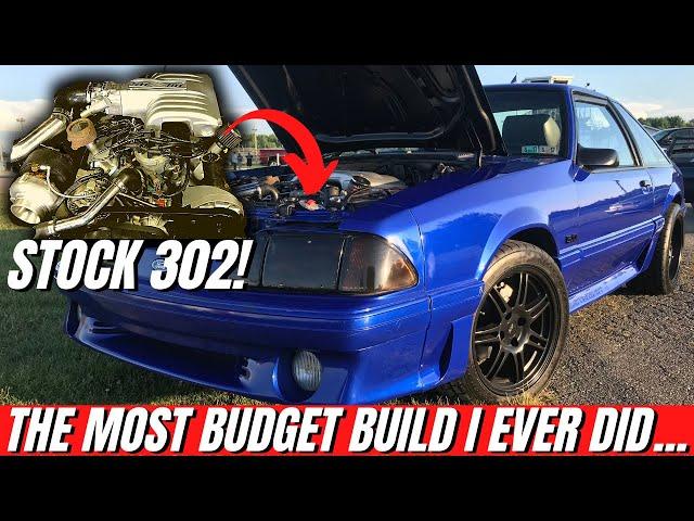 Can A Bone Stock 302 Make 500 Hp On A Budget? Turbo Fox Body Mustang