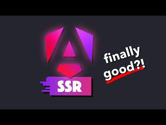 Server rendered Angular websites in literal minutes...