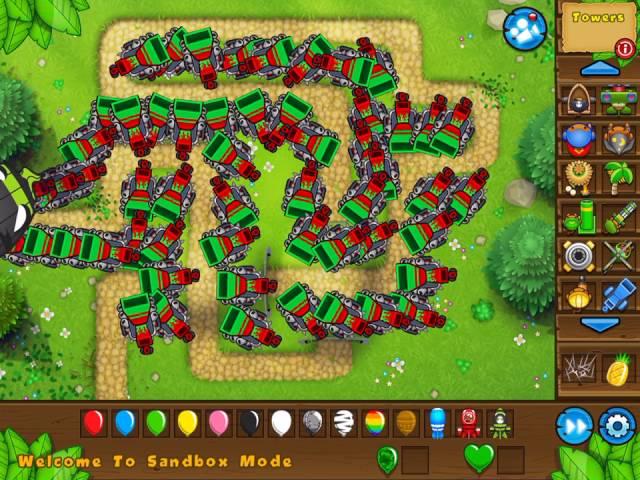 Btd5: 55 bloonchippers vs. 1 ZOMG