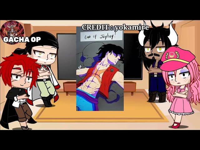 ꧁One Piece react to Luffy |One Piece friends react to  Luffy || one piece | Luffy | Gacha Club꧂ 