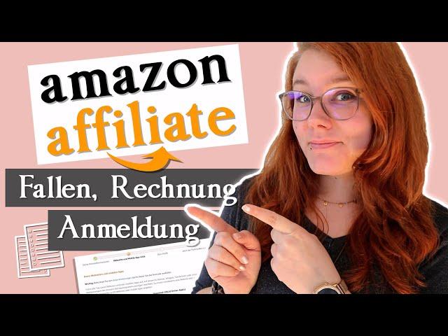 Rechnung, Fallen, Anmeldung | AMAZON AFFILIATE Marketing TIPPS