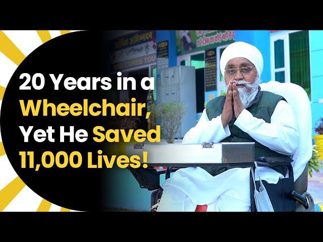 20 Years in a Wheelchair, Yet He Saved 11,000 Lives!