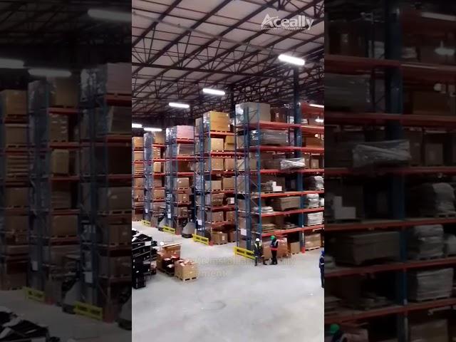 Warehouse storage rack before and after | Aceally