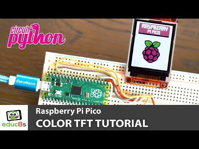 Raspberry Pi Pico ST7735 display tutorial - CircuitPython