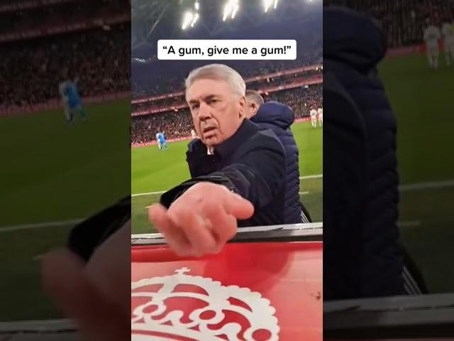 Carlo Ancelotti is a man of the people  (via @babaychou/IG) #shorts