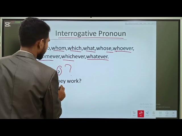 Interrogative pronoun এর ব্যবহার এবং চিনার সহজ উপায়।।  Hasan fluent flick