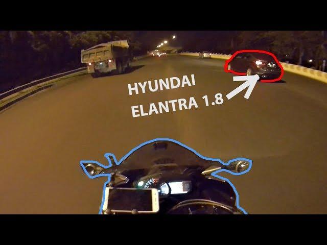 Yamaha R25 vs Hyundai Elantra 1.8
