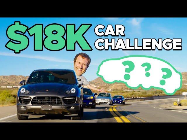 $18K Car Challenge! Fun Used Cars vs. The Cheapest New Car Ep. 2