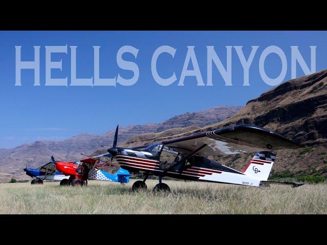 Hells Canyon-Backcountry Flying with all sorts of new friends