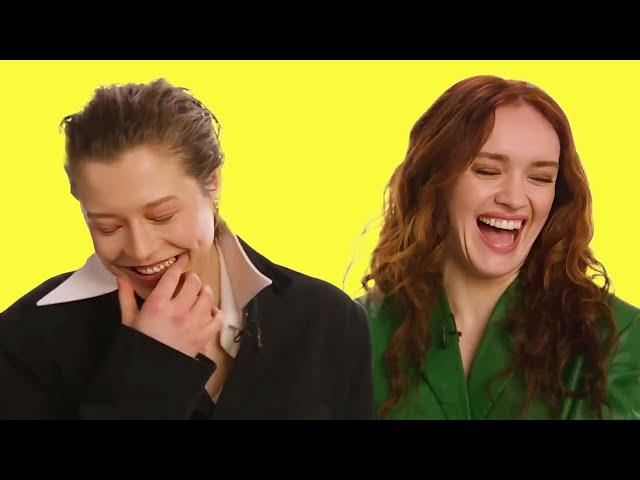 emma d'arcy & olivia cooke sharing one braincell for 8 minutes straight